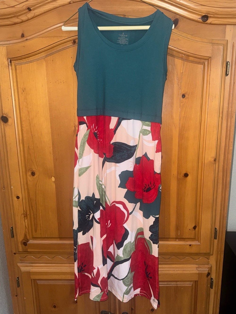 CuddleDuds Flexwear Maxi Dress Travel Brunch Church Casual Layer - Size PXS
